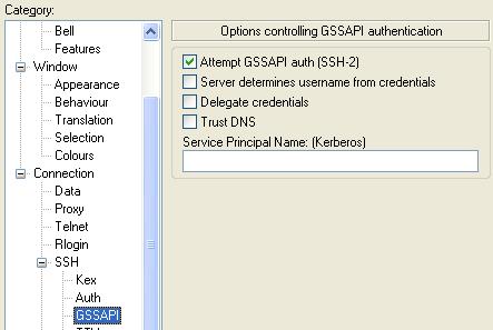 Quest PuTTY with GSSAPI