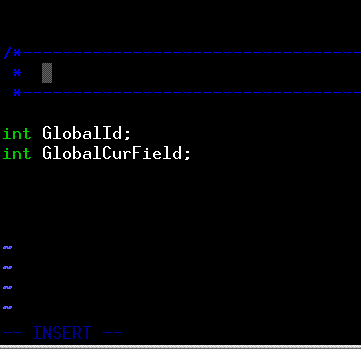 Vim C/C++ IDE - Insert Frame Comment