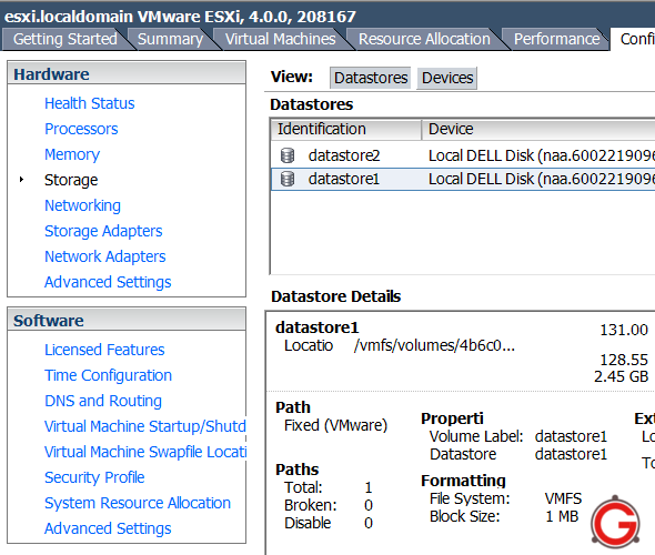 datastore usage on disk alarm in vsphere 6.5