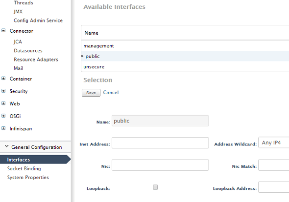 JBoss Interfaces