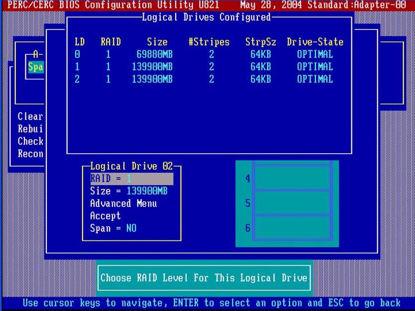 dell perc h200 adapter bios