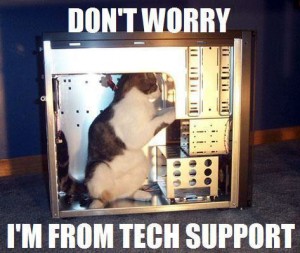 [Tech Support by a Cat]