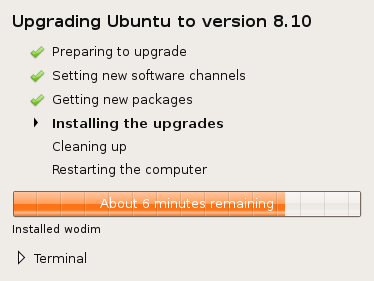 Ubuntu - Installing the upgrades