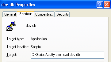 Fig: Launch PuTTY session with one click from command line