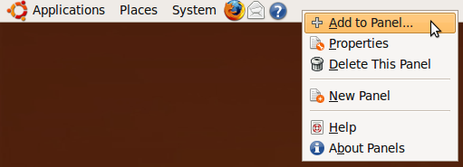 Add System Monitor Graph to Ubuntu Task Bar