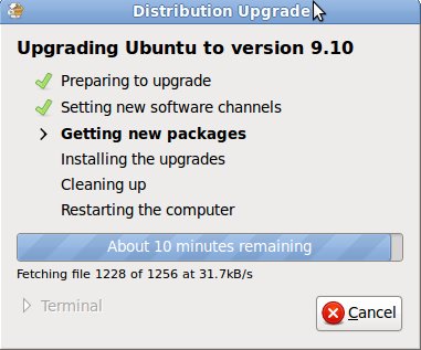 Ubuntu Upgrade Getting new packages