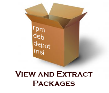 How to View and Extract Files from rpm, deb, depot and msi Packages