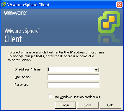 vsphere client