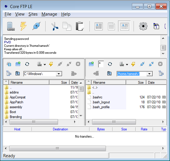 alternative tool of winscp in mac for ssh