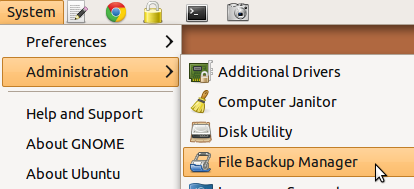 automated folder backup linux