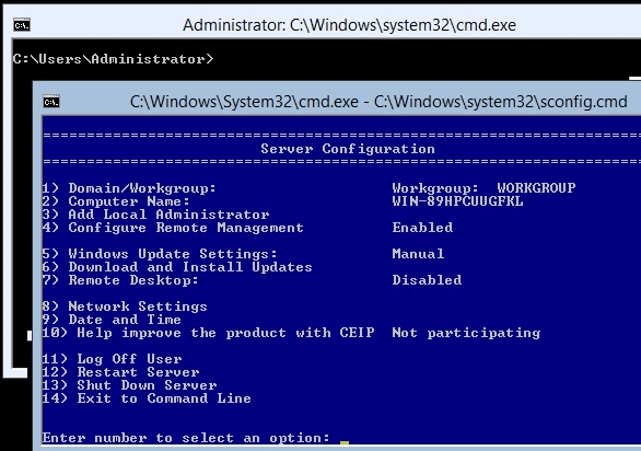 Hyper-V Post Install CLI