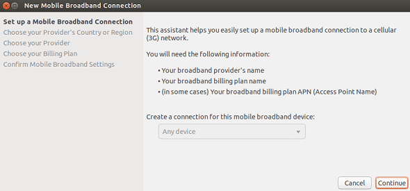 USB Dongle New Connection