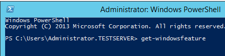 AD Get-WindowsFeature Command