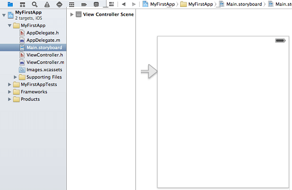 Xcode Main Storyboard