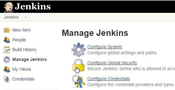 Jenkins Manage Jenkins