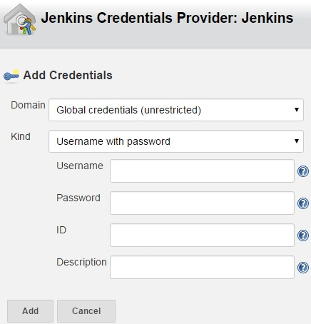 Jenkins Git Create Credentials