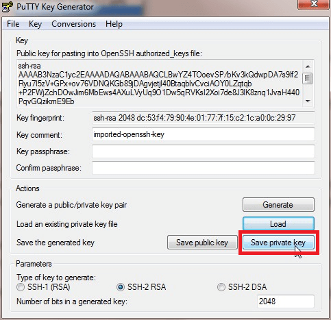 ssh pem format