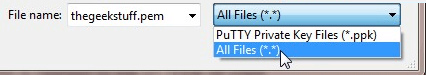 Puttykeygen Select All File