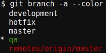 Git Branch Color